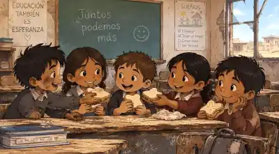 El gesto de un nene de Salta con unos sanguchitos encontrados en la basura