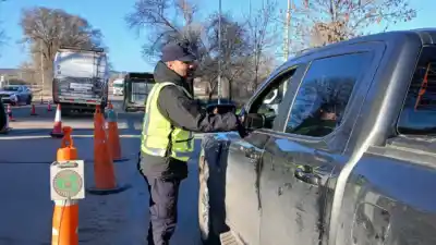 Control en rutas pampeanas: 16 conductores dieron positivo en los testeos de alcoholemia