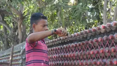 La técnica que convierte botellas de plástico en ladrillos y abarata hasta 40% la construcción