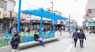 La peatonal Laprida ya muestra su nueva cara: cuánto falta para que quede inaugurada