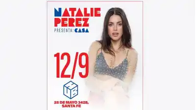 Natalie Pérez desembarca en Santa Fe con su gira "Casa": la fecha y el lugar