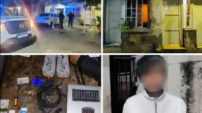 Huyó de la policía en Jujuy y lo atraparon: llevaba objetos de una casa que estaba revuelta