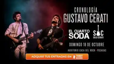 Cerati vuelve a Posadas: dos bandas tributo unen fuerzas para un viaje musical único