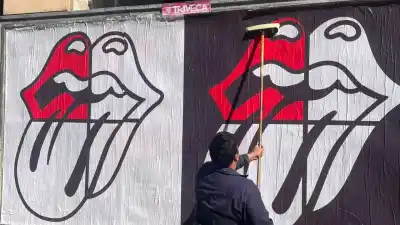 El misterioso afiche que amaneció en Rosario y que tiene a todos hablando de los Stones