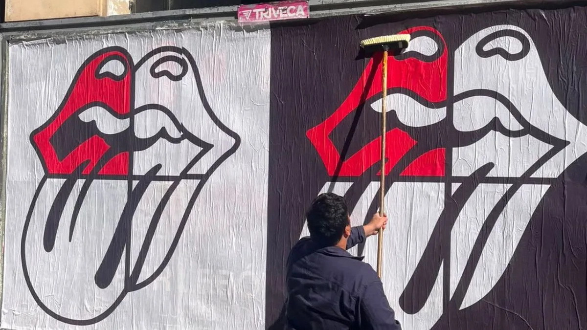 El misterioso afiche que amaneció en Rosario y que tiene a todos hablando de los Stones
