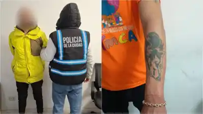 El tatuaje que delató a un prófugo con 18 antecedentes en Retiro