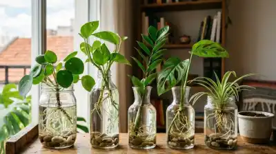 El secreto de tu casa: tres plantas que viven solo en agua y purifican el aire