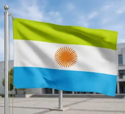 Una vecina de Santa Rosa diseñó la nueva bandera oficial de la ciudad