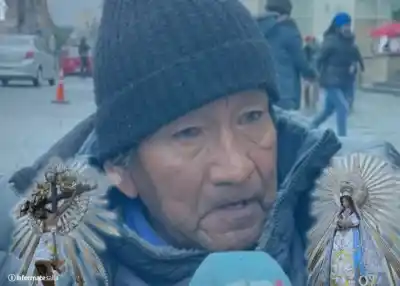 Con lágrimas y desde una silla de ruedas, su pedido en el Milagro emocionó a todos