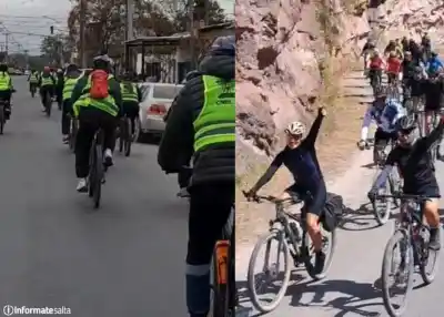La promesa que lo llevó a pedalear 60 km de subida por el Milagro