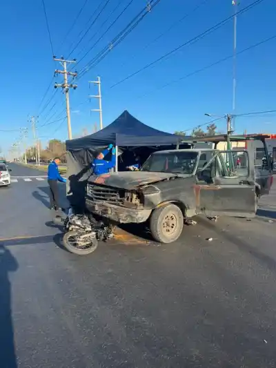 Un motociclista murió en Pocito: el conductor de la camioneta quedó libre pero sin carnet