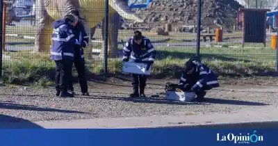 Encontraron un arma lista para disparar cerca del Parque de los Dinosaurios