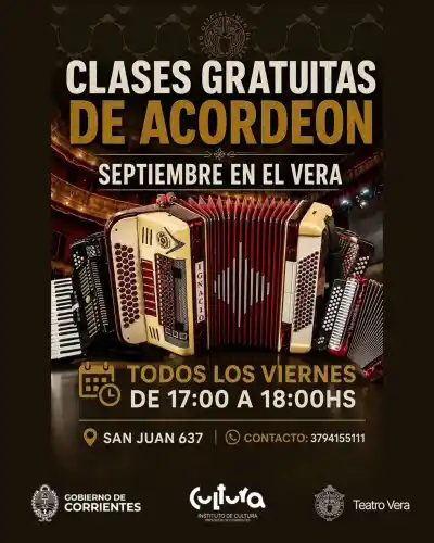 Un taller gratuito en el Juan de Vera busca mantener viva la identidad chamamecera