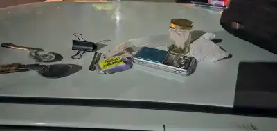 Huyeron de la policía en Caucete y el contenido del auto les jugó en contra