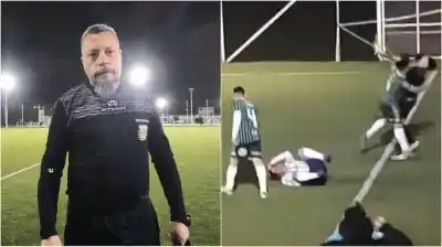 Un árbitro contó el violento ataque que sufrió su colega en un partido y reveló qué pasará con el agresor