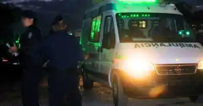 Chocó de frente en San Rafael y terminó con un viaje al hospital