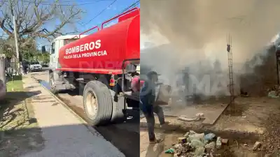 Un incendio arrasó con una casa en La Católica: lo que la familia perdió