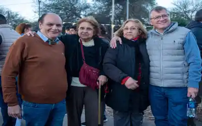 Con 40 días de obra, inauguran una plazoleta renovada y una gruta a la Virgen del Valle