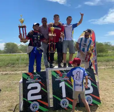 ¡Al Límite! Doble podio para Jorge Olea en el karting tierrero