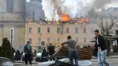 Leópolis bajo fuego: el ataque diurno de Rusia que estremeció el corazón histórico de Ucrania