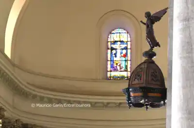 Un púlpito histórico volvió a la Catedral de Paraná tras décadas: el detalle que pocos conocen