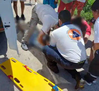 Chocó contra un caballo en Monteros y resultó herido