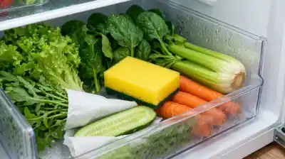 El truco de la esponja en la heladera que puede salvar tus verduras de la humedad