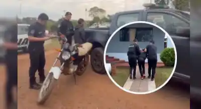 Lo vieron zigzagueando a toda velocidad, quiso escaparse y la moto le guardaba un secreto