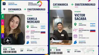 Dos catamarqueños ya viajan a Rusia para un festival mundial: qué los llevó