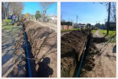 Renuevan 350 metros de cañerías en un barrio de Curuzú Cuatiá: el detalle que evita cortes futuros