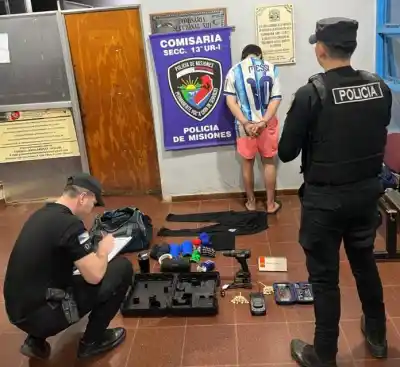 Robó en una casa de Posadas y lo atraparon: el insólito rastro que dejó