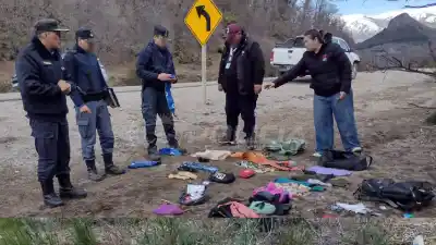 El hallazgo en la Ruta 40 que complica a los sospechosos de los robos en Chapelco