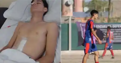 El golpe que le cambió la vida: futbolista de San Juan, operado de urgencia tras un choque