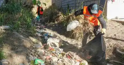 El operativo en los canales de Chimbas que busca evitar un problema mayor