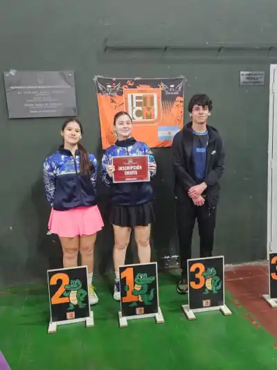 La cosecha de podios que puso a Regatas en lo más alto del tenis de mesa correntino