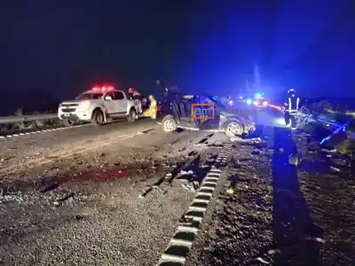 Murió un monterizo en un choque de autos en la Ruta 38