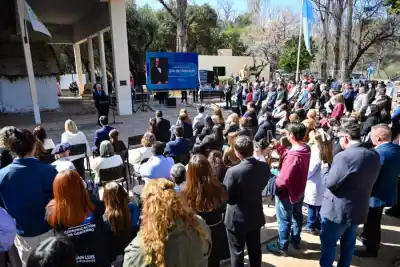 Vuelven al lugar donde Sarmiento fundó su primera escuela para homenajear a los docentes