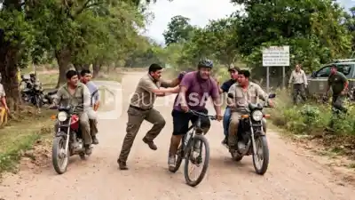 Cinco motochorros atacaron a piedrazos a un ciclista en una ruta de Jujuy