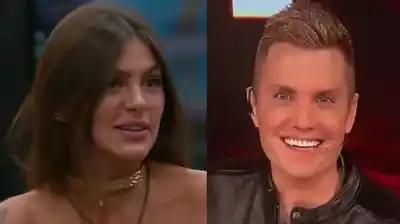 Luana Fernández sorprendió a todos con una propuesta íntima a Santiago del Moro en vivo