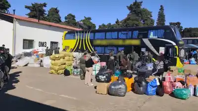 Detectaron 1.101 bultos de contrabando en cuatro colectivos: el detalle que llamó la atención