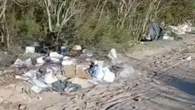 El camino a La Aguada esconde un basural a cielo abierto y los vecinos estallaron