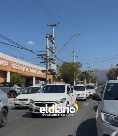 Taxistas y remiseros se plantaron en el Centro de Monitoreo: el pedido que incomoda a Protección Ciudadana