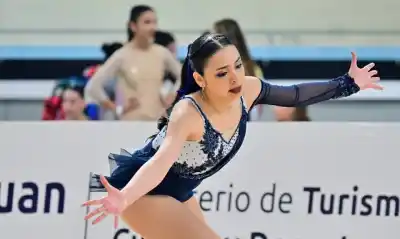 La patinadora bandeña que se metió entre las mejores del país y nadie vio venir