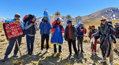 Caminan casi 500 kilómetros a pie: dónde están los peregrinos que ya van rumbo a Salta