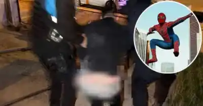 Saltó el muro para entrar a una casa, pero no contaba con lo que le pasó al caer