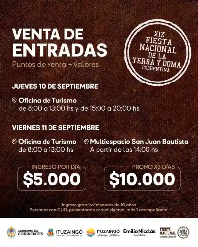 Ituzaingó se prepara para tres días a puro campo: lo que nadie quiere perderse