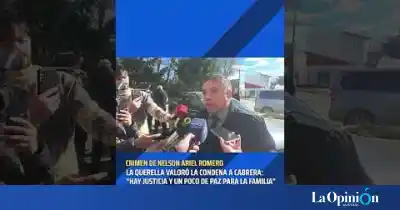 La querella habló tras la condena de Cabrera: “Hay justicia y un poco de paz para la familia”