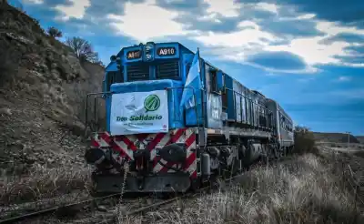 El Tren Solidario vuelve a San Juan: cuatro estaciones y un detalle que pocos conocen