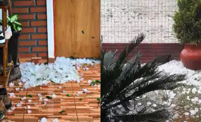 Misiones bajo alerta: el granizo ya golpeó el norte y ahora la tormenta avanza hacia otra zona
