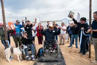La Paz hizo historia con la pesca adaptada: lo que se vivió en la Playita del Faro